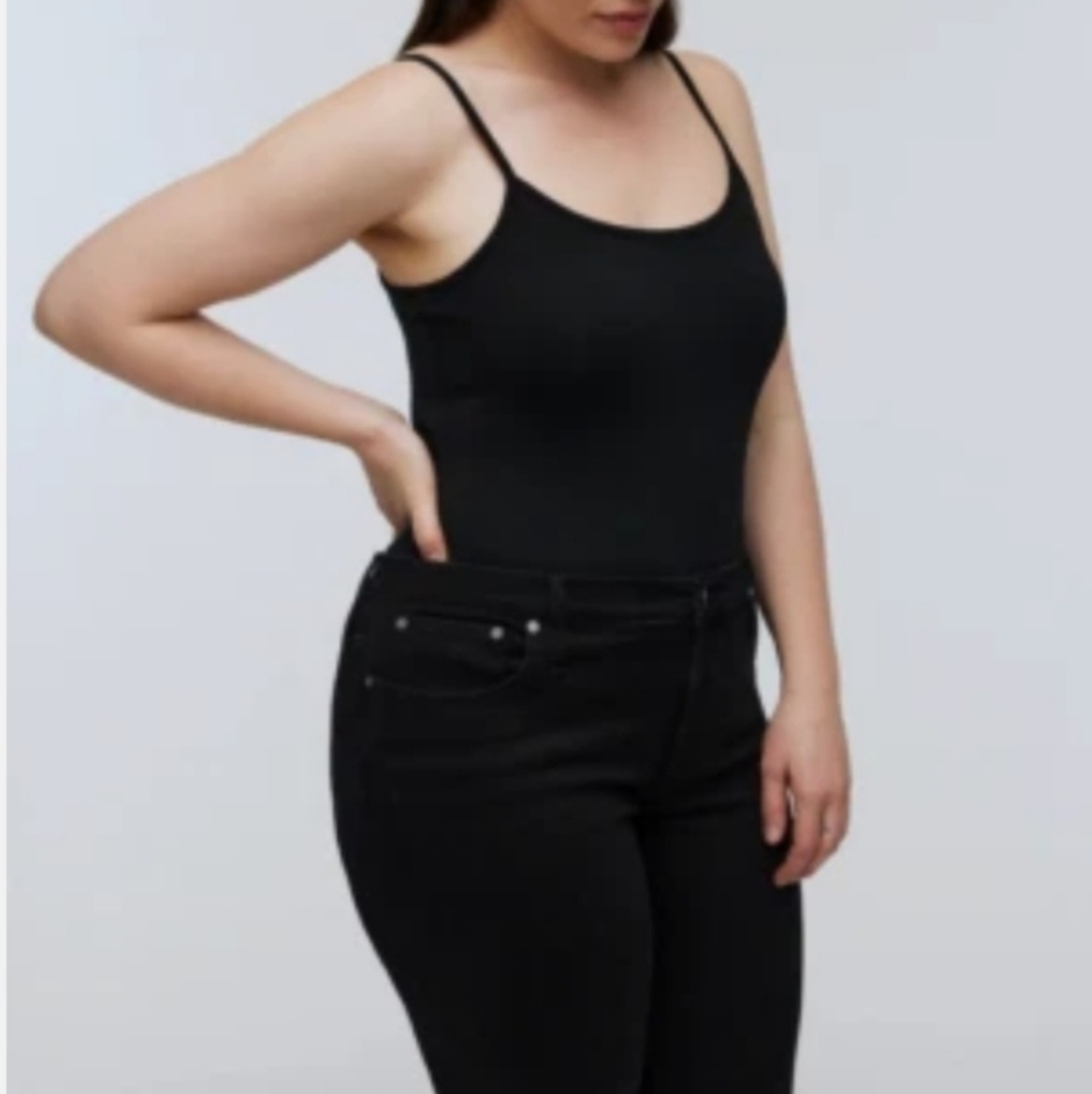 Madewell/Black Thong Bodysuit